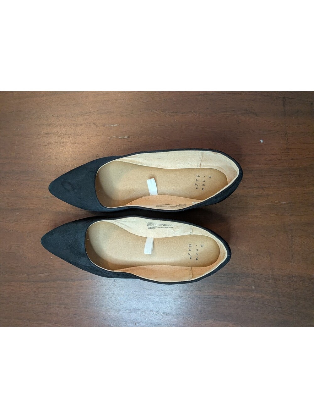 A New Day Black Pointed-Toe Flats - Women's Size 7